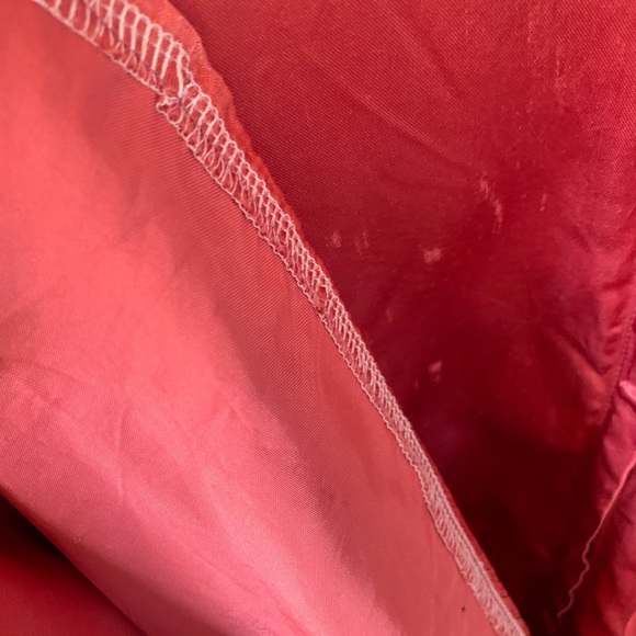 Sold๐Vintage 1930s Zip Front Satin Quilted Dress - Picture 15 of 16